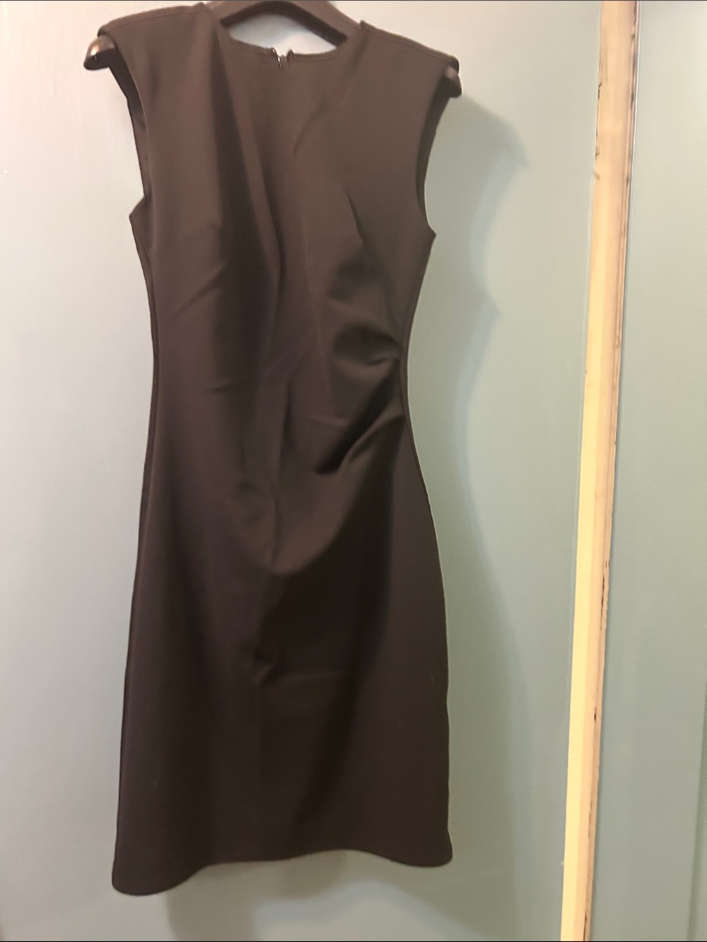 H&M Black Sleeveless Dress w/ Side Cinching Size Small BRAND NEW NO TAG